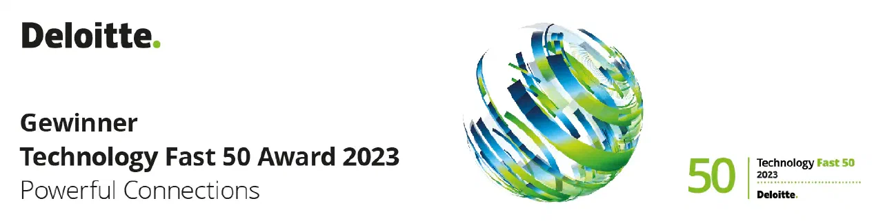 Deloitte Gewinner Technology Fast 50 Award 2023